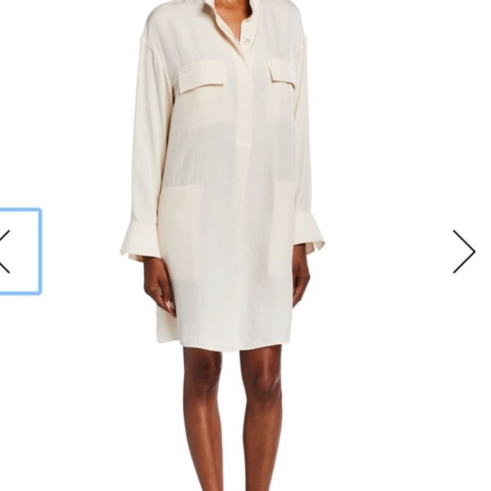 NWT Vince‎ Utility Shirt Dress Sz M